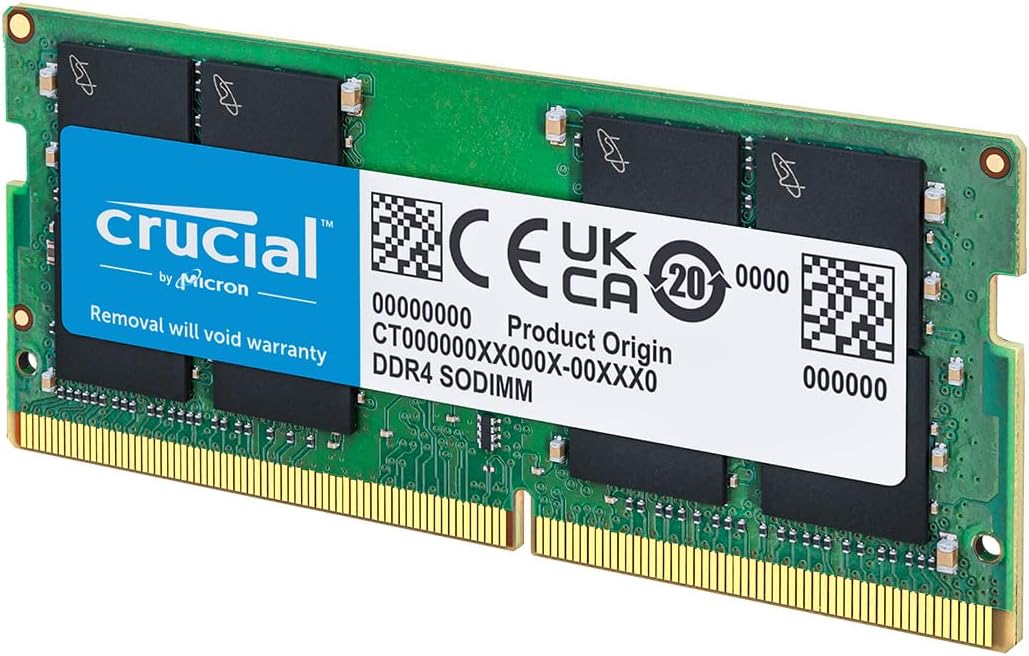 Crucial RAM 32GB DDR4 3200MHz CL22 Laptop Memory CT32G4SFD832A Main image