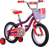 Schwinn ‎S0403AAZ Elm Girls Bike For Toddlers And Kids 14in Purple