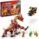 LEGO NINJAGO Heatwave Transforming Lava Dragon 71793 Building Toy Set