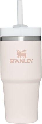 Stanley Quencher H2.0 FlowState Stainless Steel Vacuum Insulated Tumbler With Lid And Straw Rose Quartz 14oz