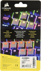 CORSAIR Gaming Performance FPS MOBA Keycap Kit For Mechanical Keyboards WithKey Puller White