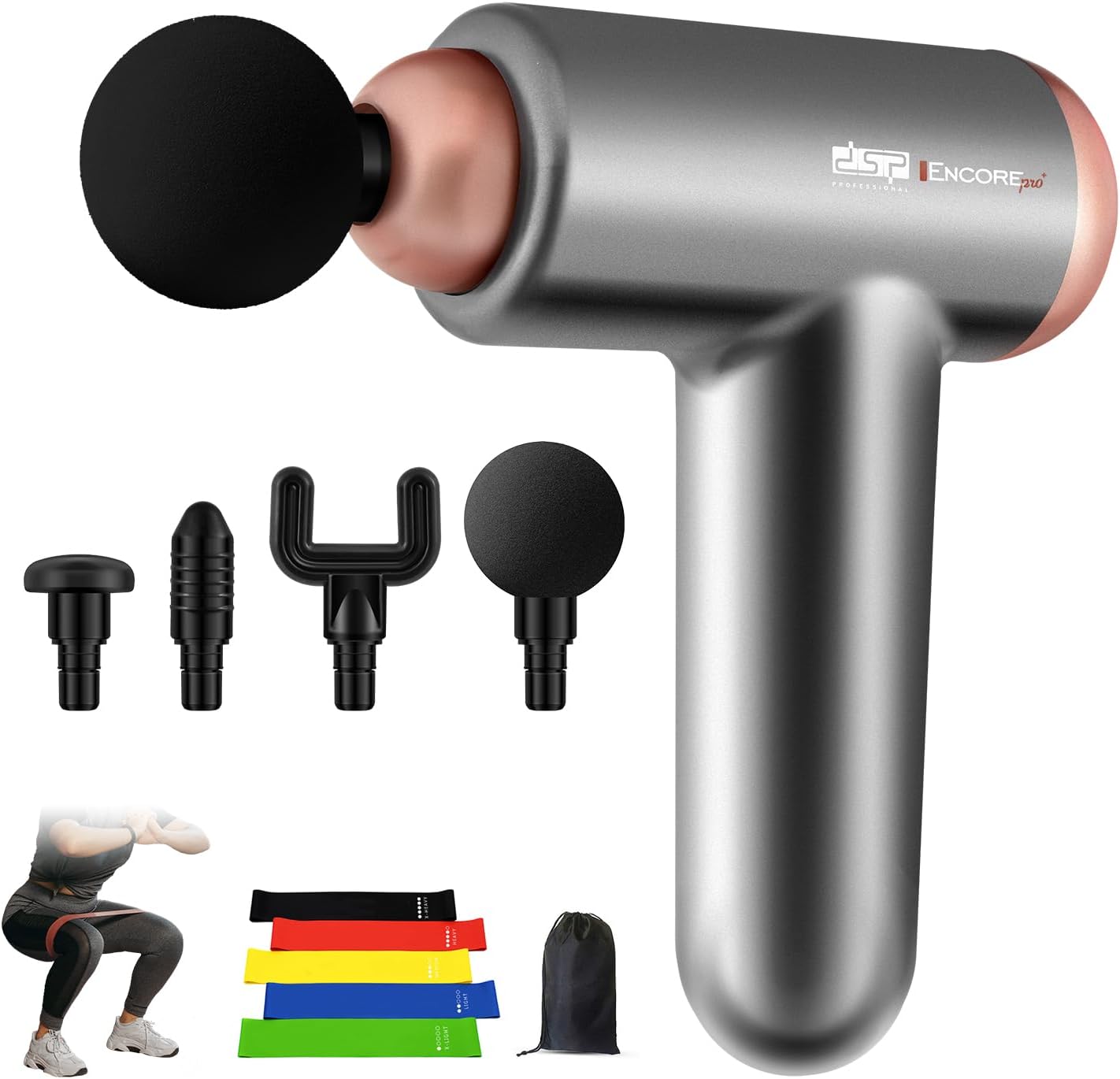 DSP Professional Encore Pro 4in1 Massager Gun 80025 Main image