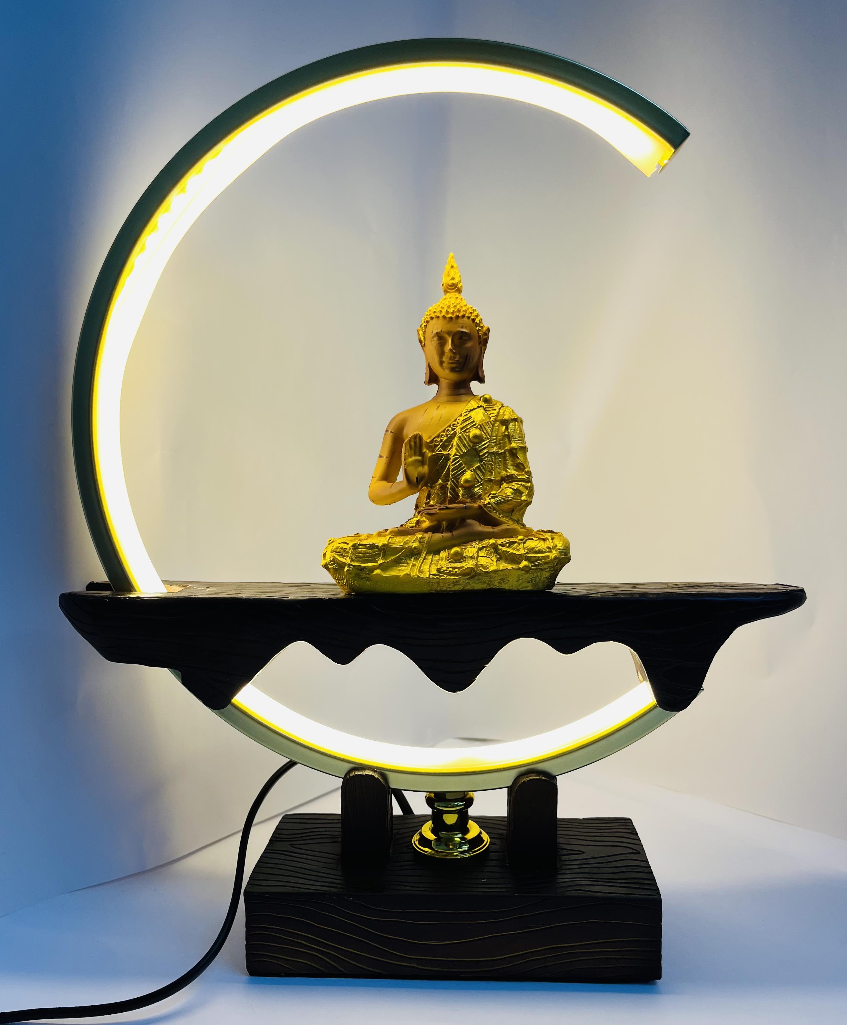 Sitting Buddha Display Crescent Main image