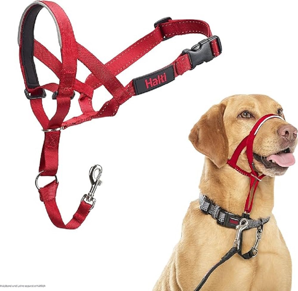 HALTI Headcollar Adjustable And Padded Size 3 Red Main image