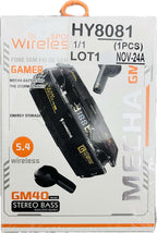 GM40 Stereo Bass Wireless Gamer Earphones