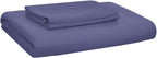 Weavve Home Lyocell Fitted Sheet Set Queen Size Midnight Blue