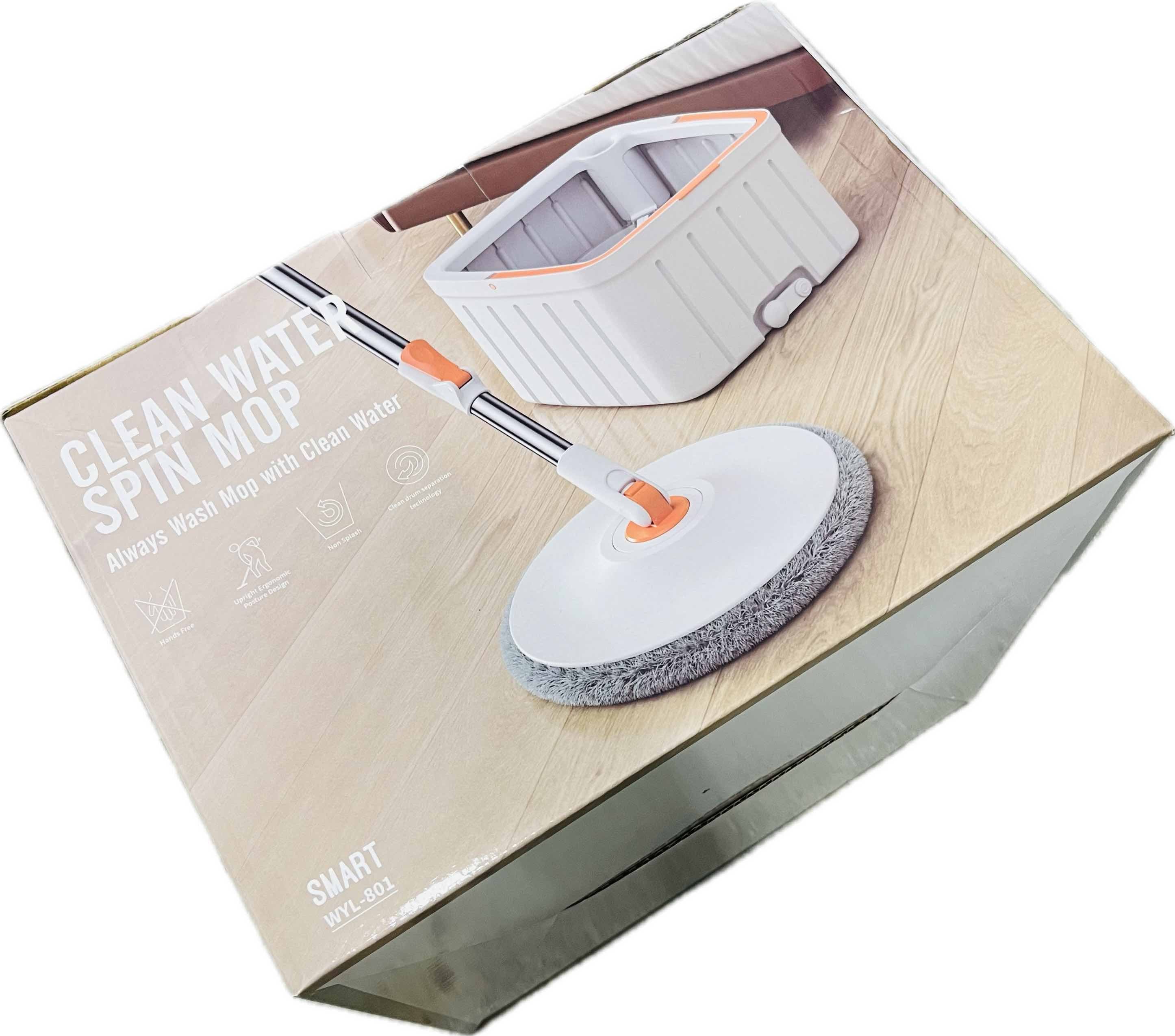 Clean Water Spin Mop And Bucket Set Secondary image