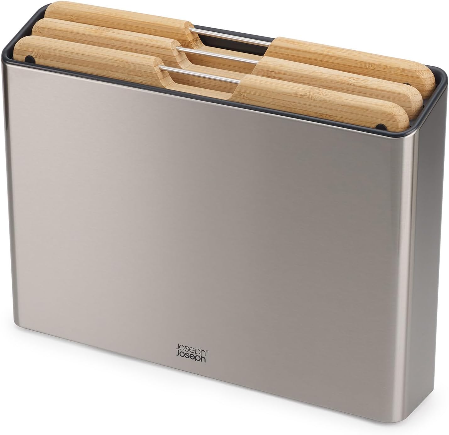 Joseph Joseph Folio Steel Bamboo Premium 3Piece Cutting Board Set Main image