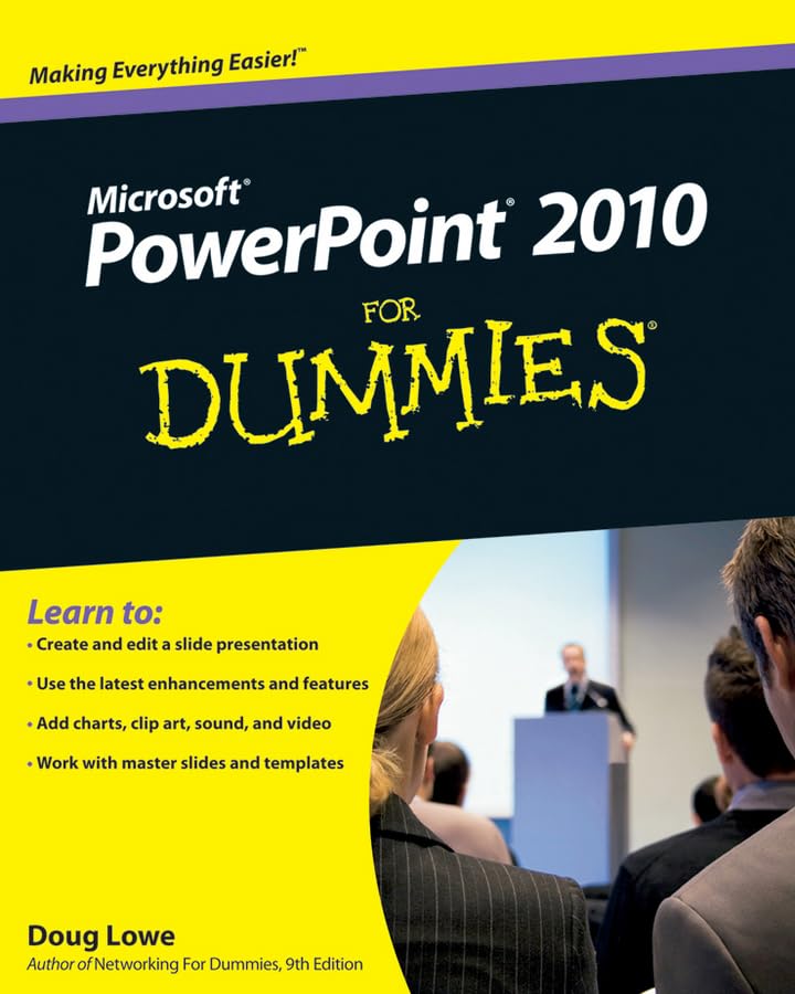 PowerPoint 2010 For Dummies Paperback Main image