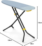 Joseph Joseph 50005 Glide Ironing Board with Compact Legs, Grey/Yellow