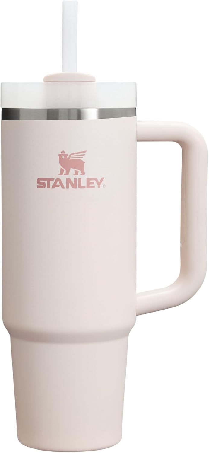Stanley Quencher H2.0 FlowState Stainless Steel Vacuum Insulated Tumbler With Lid And Straw Rose Quartz 2.0 30oz Main image