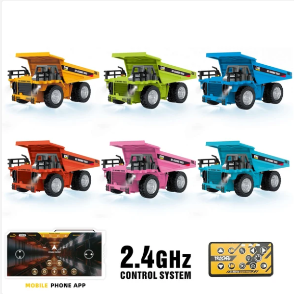 Mini Remote-Controlled Diecast Flatbed Truck
