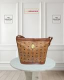 MCM Vintage Visetos Crossbody Shoulder Bag