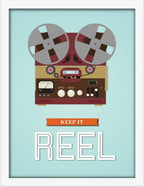 Poster Hub Keep It Reel Motivational Art Decor
