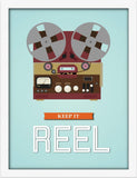 Poster Hub Keep It Reel Motivational Art Decor