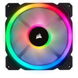 CORSAIR CO9050073WW LL140 Dual Light Loop PWM Hydraulic Fan RGB LED 140mmx25mm Single Pack