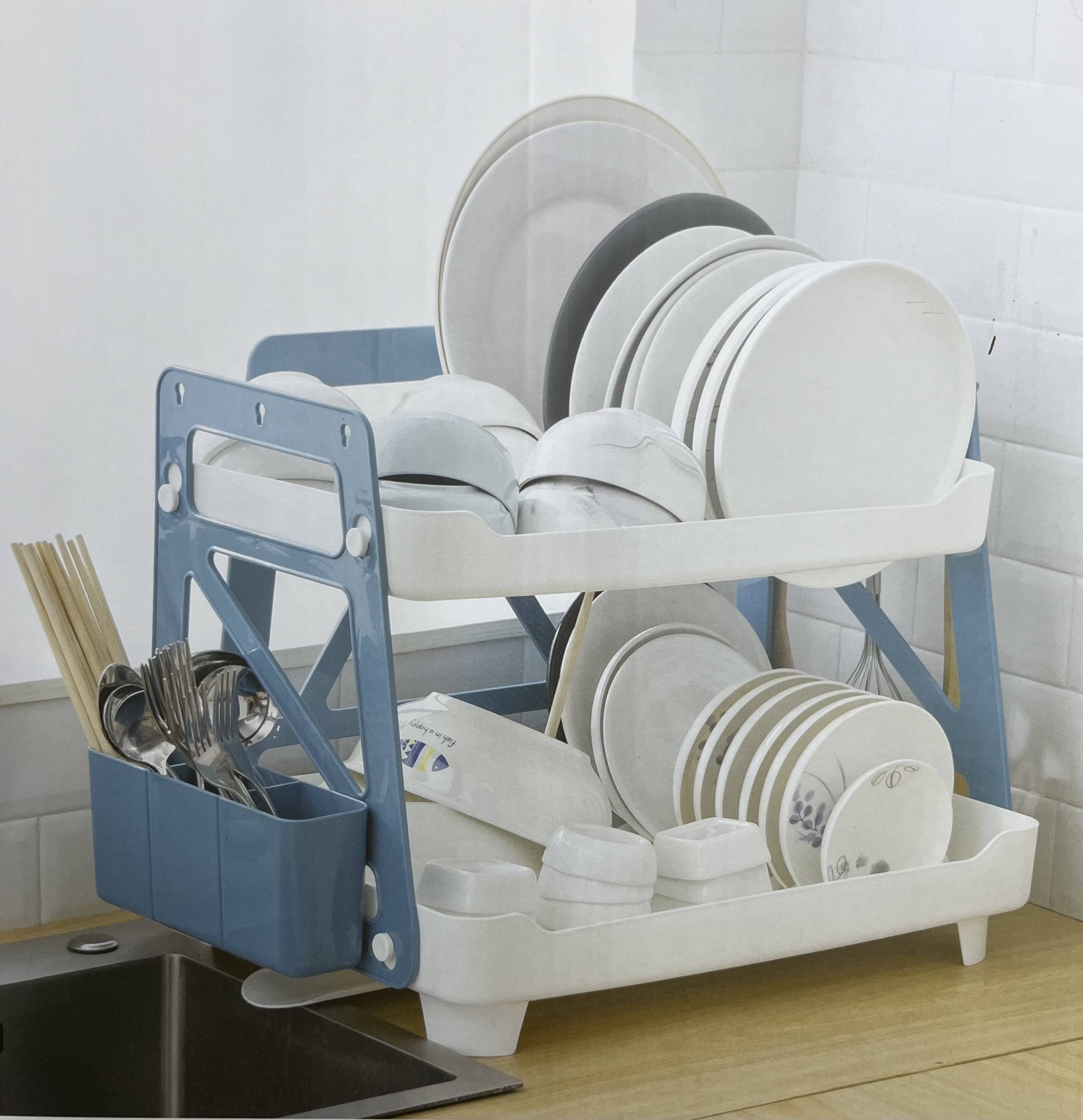 Double Layer Dish Draining Rack Main image