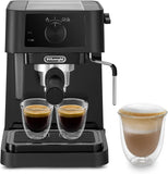 DeLonghi Stilosa Manual Pump Espresso Coffee Machine EC230.BK Black