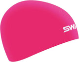 Swans SA 10 FP Fina Approved Silicon Dome Racing Swimming Cap Flash Pink