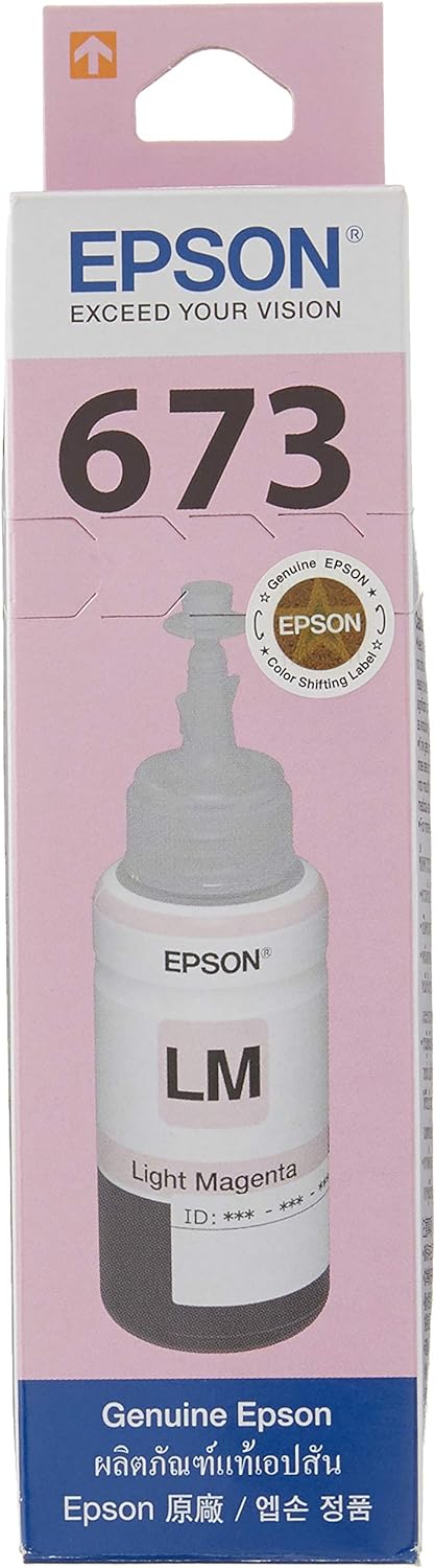 Epson T673 Light Magenta Ink Bottle