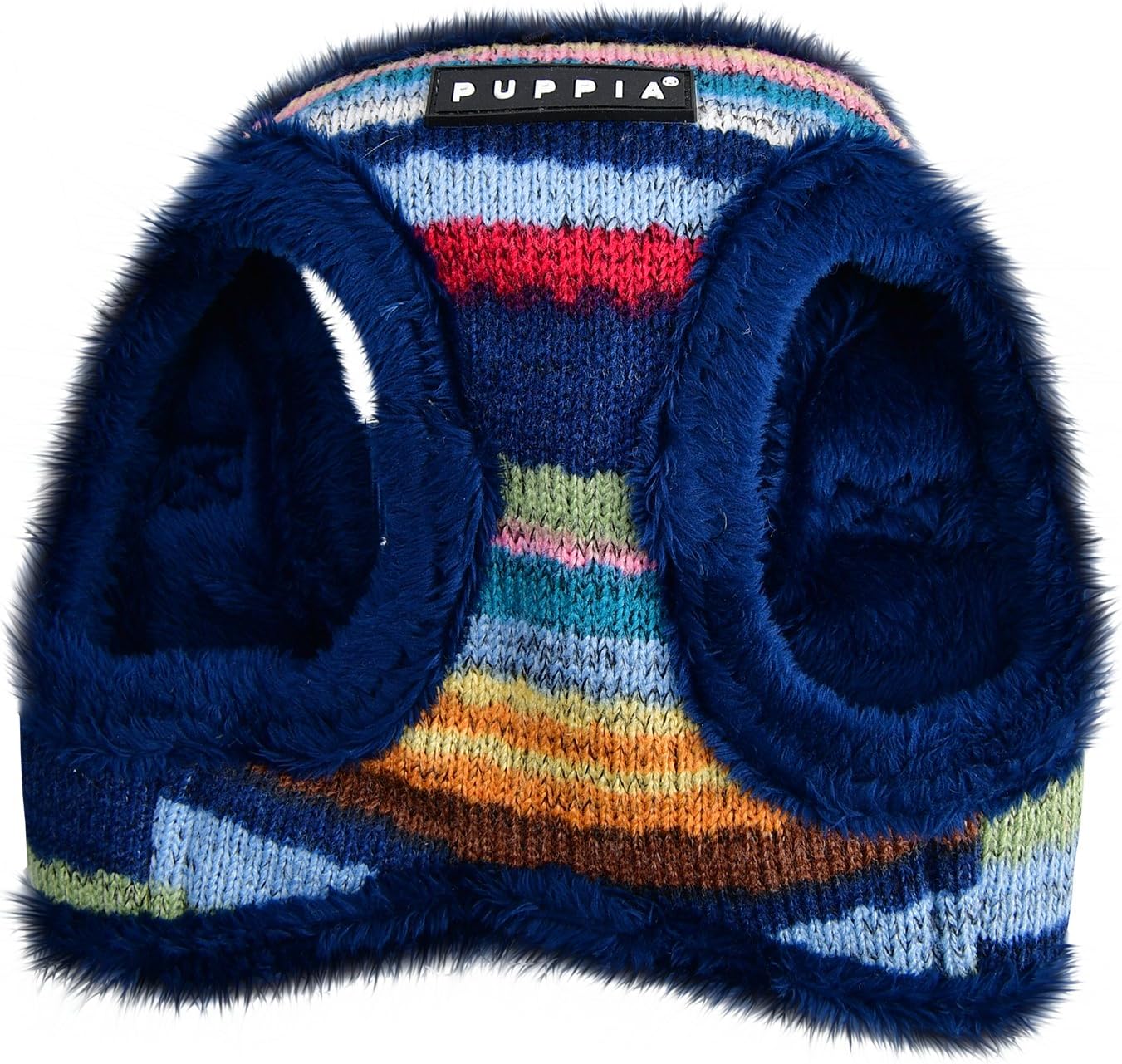 Puppia Crayon Harness B Small Navy Main image