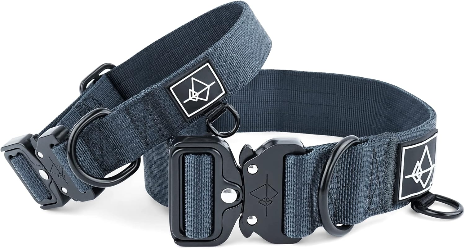 Made To ROAM Premium Dog Collar Adjustable Heavy Duty Nylon Collar With QuickRelease Metal Buckle Colorado Nightsky Size 4 Main image