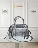 Coach Poppy Signature Metallic Pushlock 2 Way Crossbody