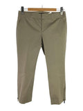 BURBERRY LONDON - PANTS-3/4 LENGTH BEIGE CHINOS/ANKLE ZIP/B1R23-347-41/SIZE 38