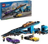 LEGO City 60408 Car Transporter Truck With Sports Cars Playset