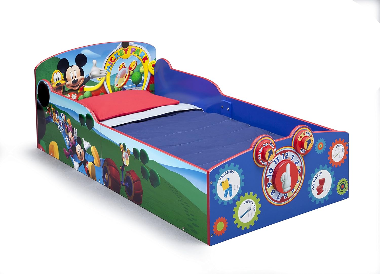 Delta Children Interactive Wood Toddler Bed Mickey Mouse Main image