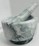 Tessie And Jessie Mortar And Pestle Marble