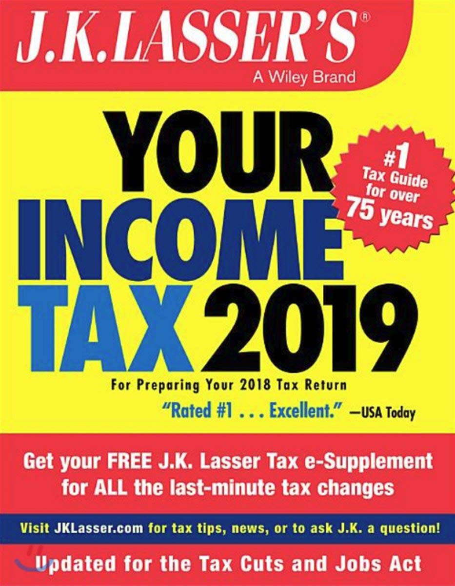 J K Lasser′s Your Income Tax 2019 For Preparing Your 2018 Tax Return Main image