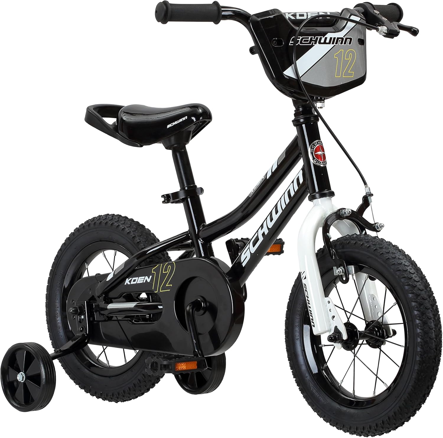 Schwinn Koen And Elm BMX Style Toddler And Kids Bike For Girls And Boys 12in Black Main image