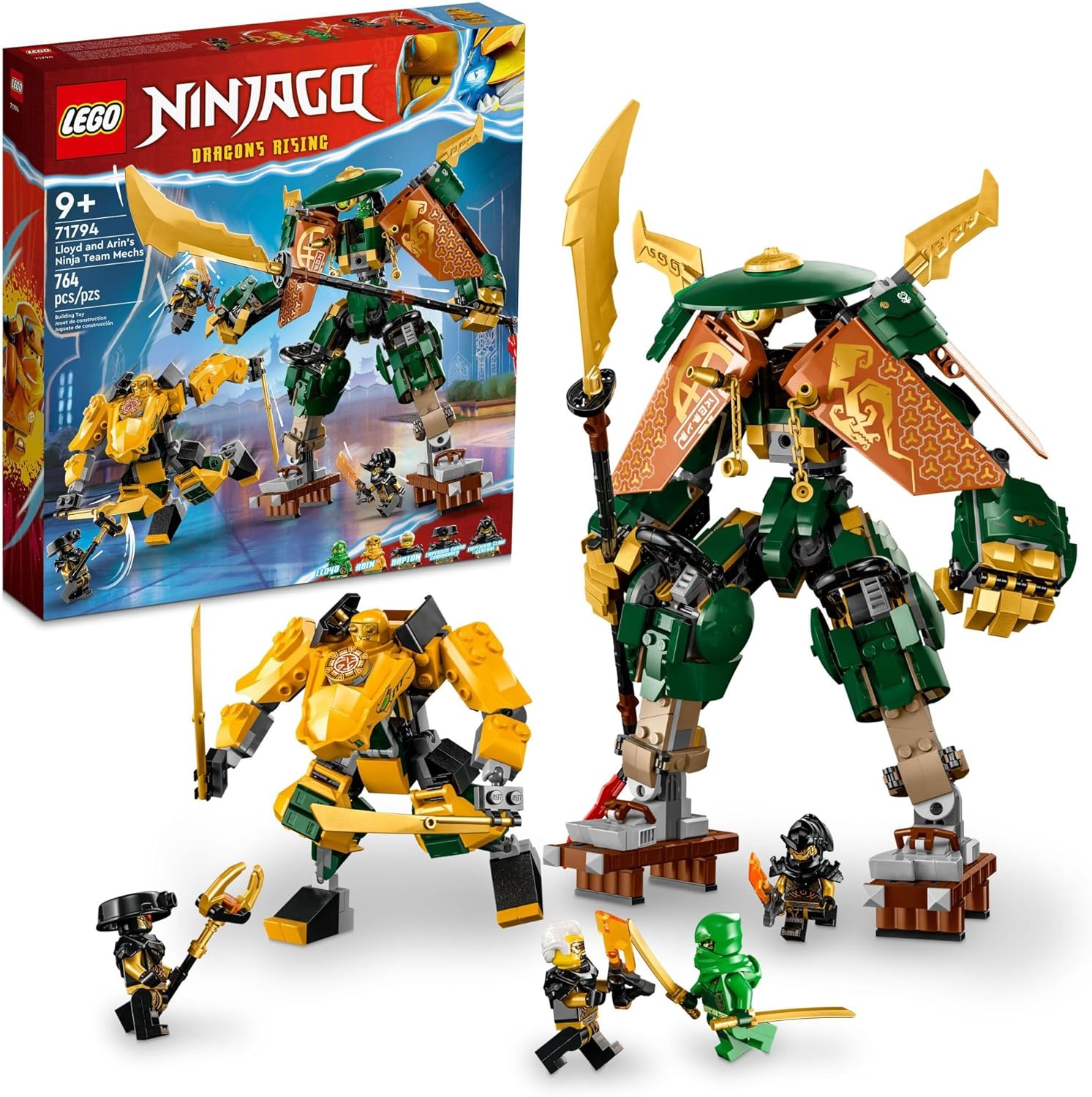 LEGO Ninjago 71794 Lloyd And Arins Ninja Team Mechs Main image
