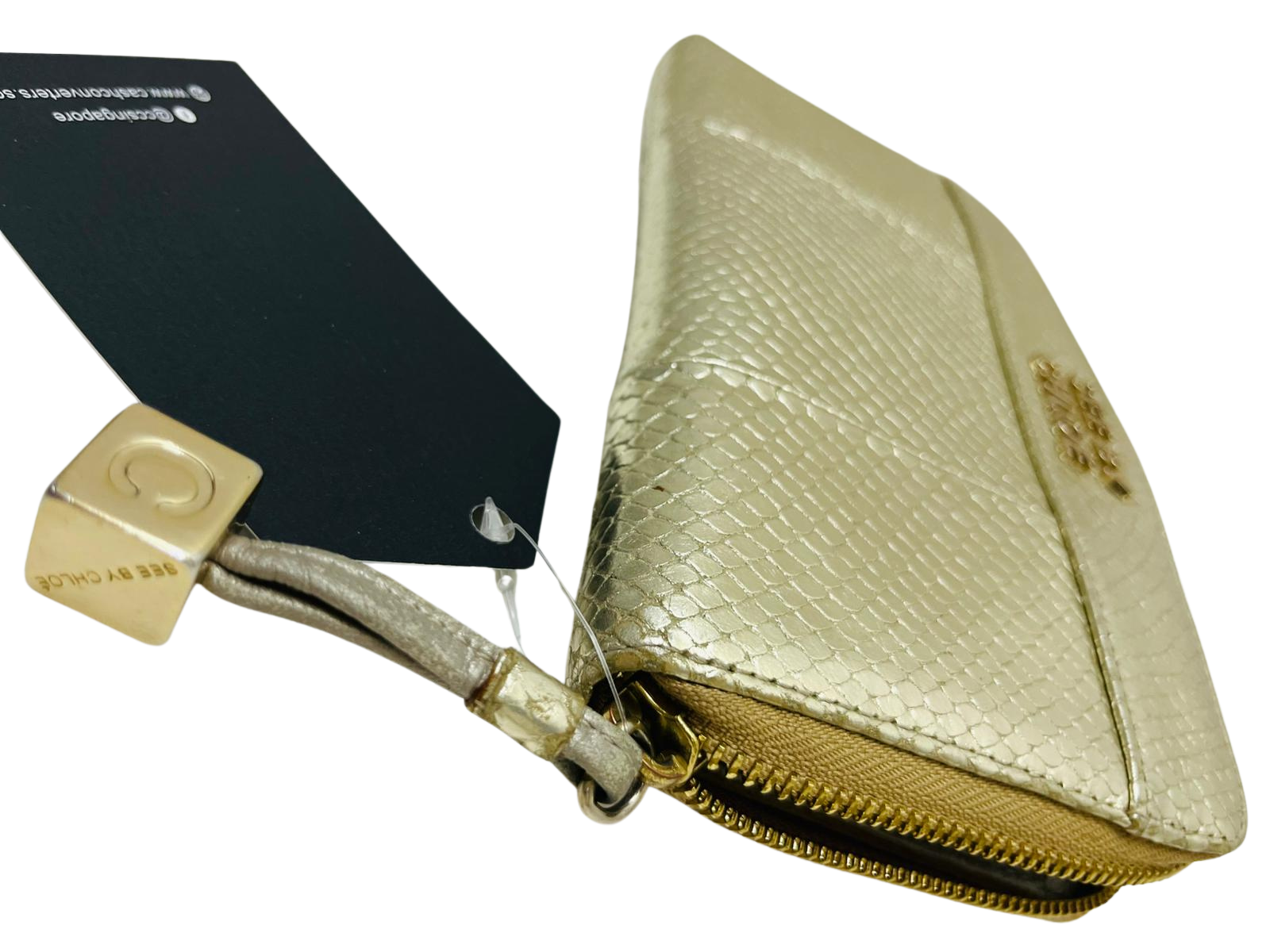 See By Chloe Long Wallet Leather Gold