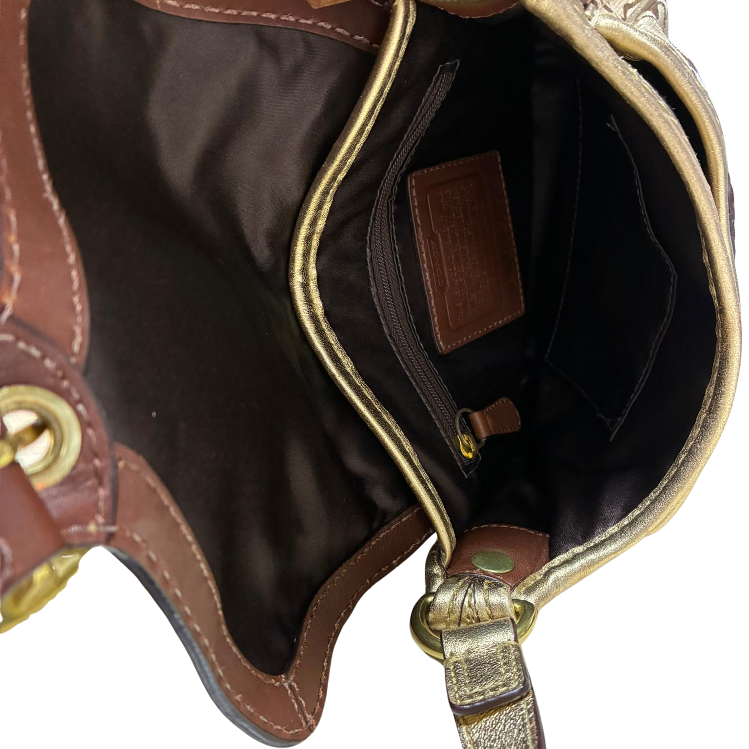 Coach 11593  Bleecker Signature Canvas Mini Buckle Flap Bag