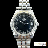 Tudor Royal 34mm Black Roman Automatic Watch 28400