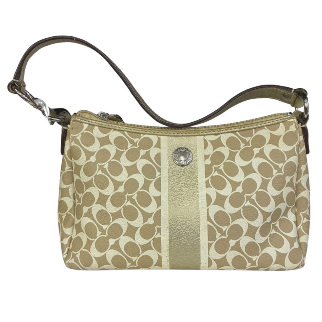 Coach Signature C Chelsea Heritage Gold Shoulder Bag