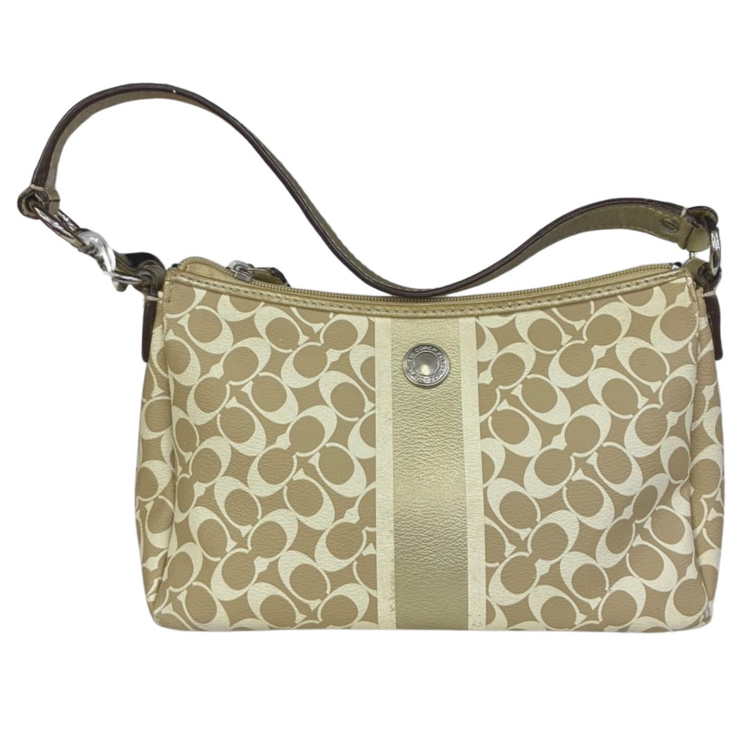Coach Signature C Chelsea Heritage Gold Shoulder Bag