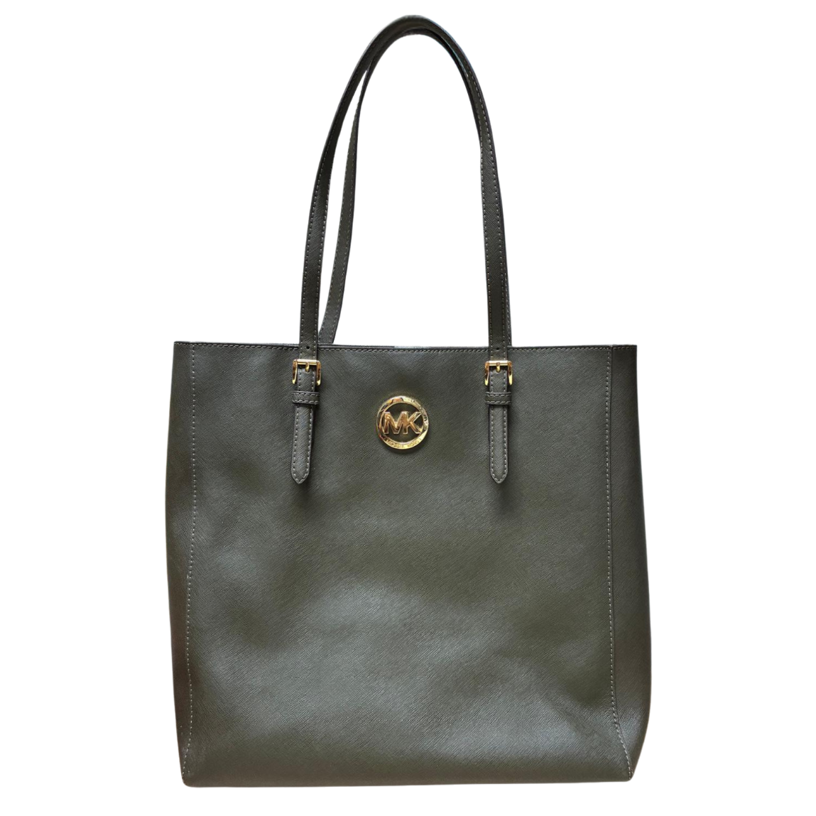 Michael Kors Jet Set Dark Olive Green Tote Bag Purse Carryall Main image
