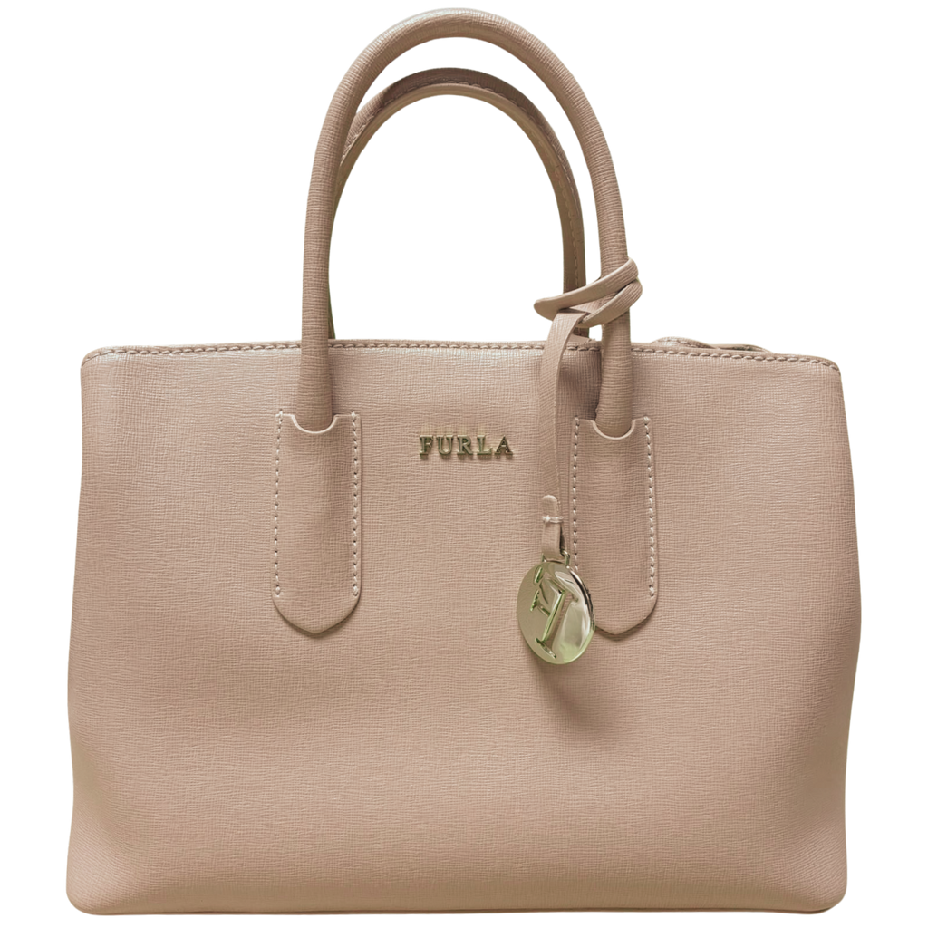 Furla Tessa Tote Handbag Pink