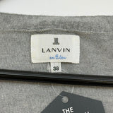 Lanvin En Bleu Grey Cardigan