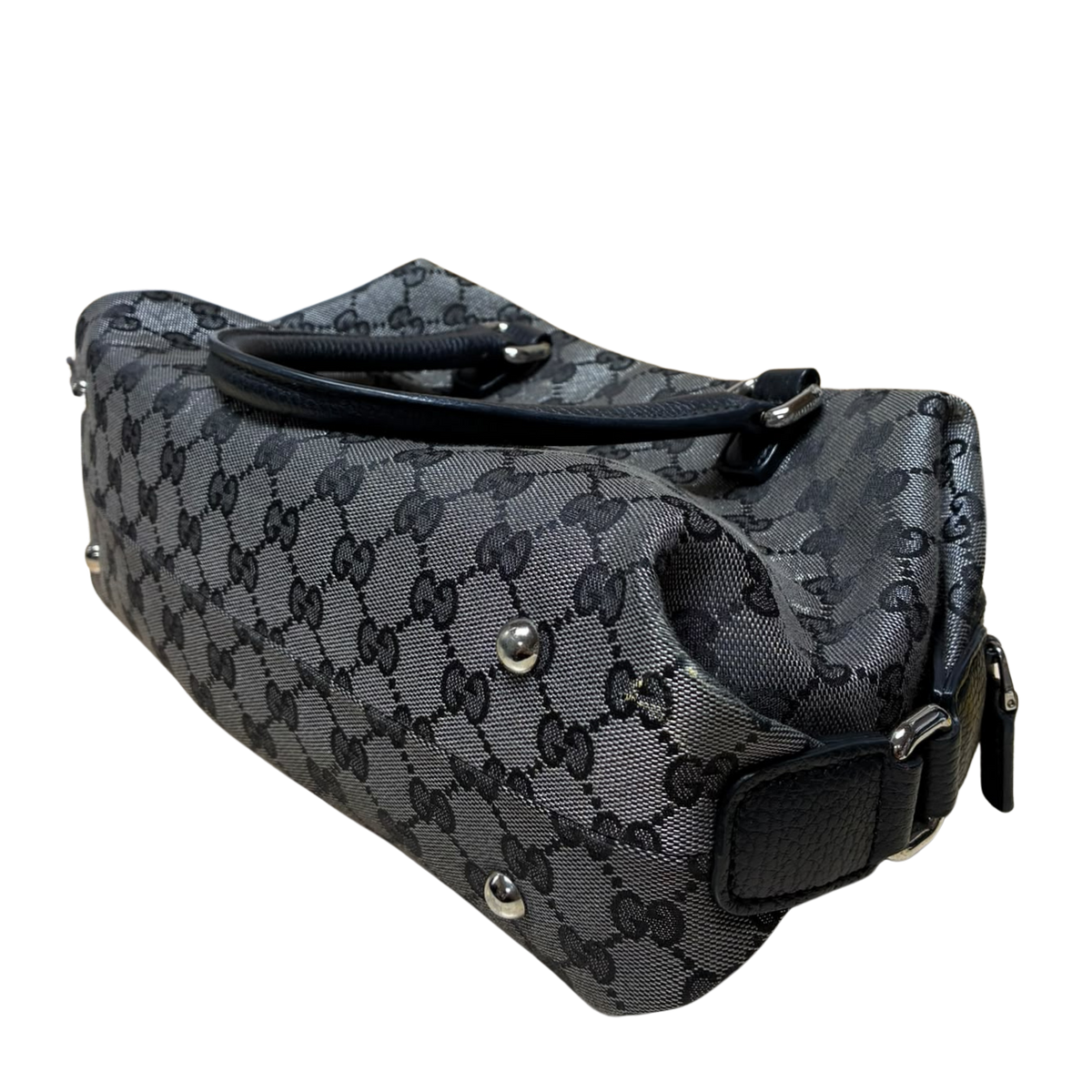 Gucci 272375 GG Monogram Canvas Boston Bag