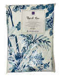Lush Decor Dolores Light Filtering Window Panels Pair 52in W X 84in L Blue Toile Curtains Floral Bird Print