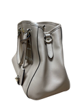 Coach Margot Carryall Satchel Bag Leather Beige