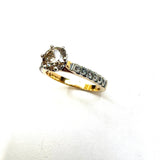 18KRG Diamond Ring