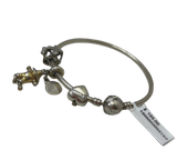 Pandora Bangle With 3 Charms 11g Silver