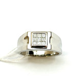 750WG Princess Cut Diamond Ring