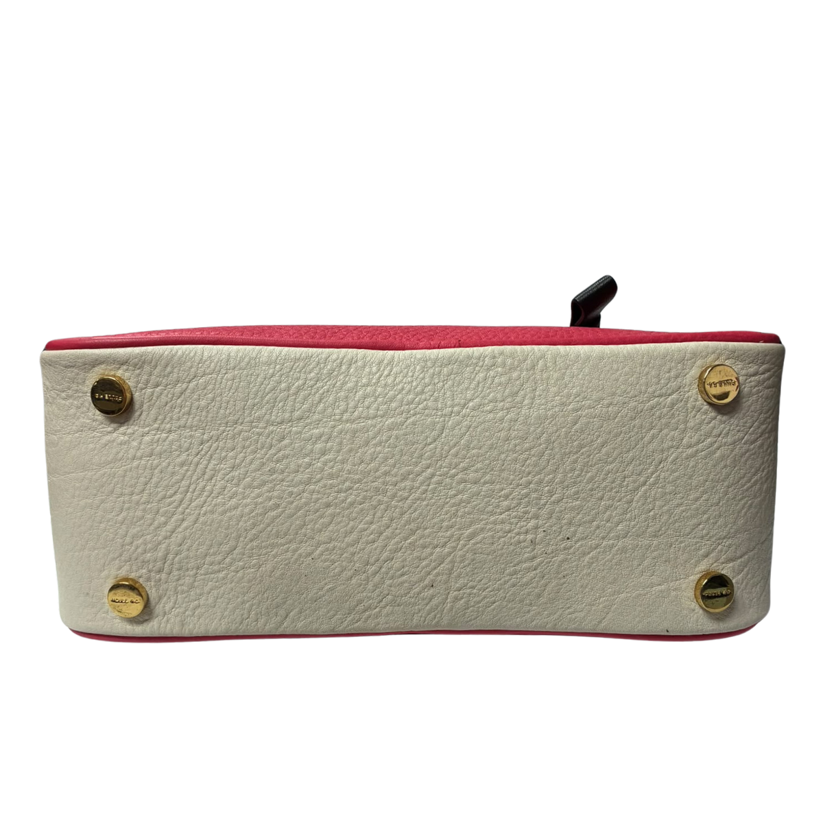 Paule Ka Two Tone Color Block Bowler Boston Satchel Bag