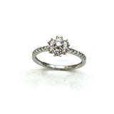 18KWG Diamond Ring